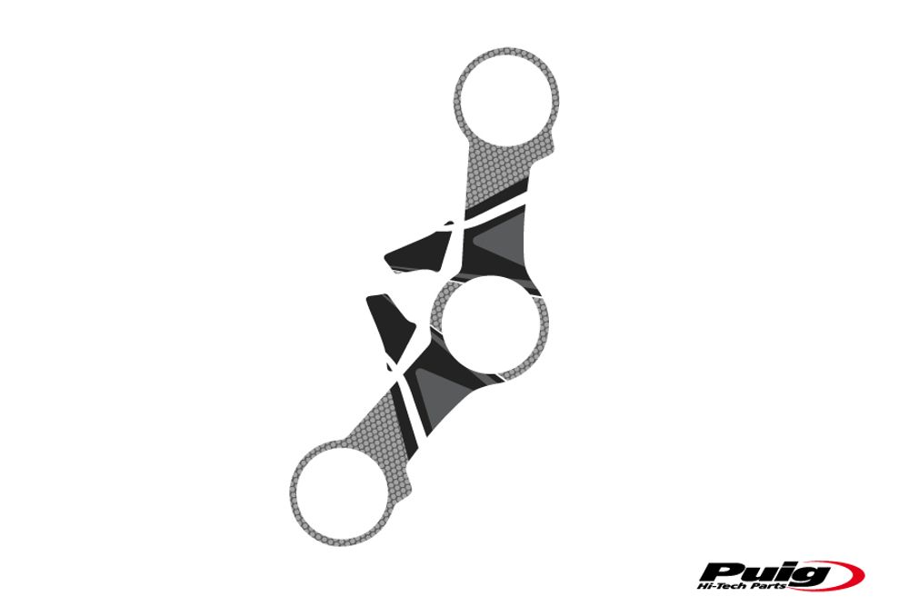 PUIG 6986U Radikal Yoke Protector  passend fuer BMW R1150 RS Grau