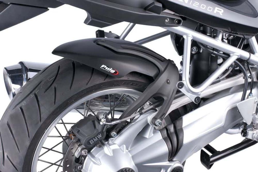 PUIG 5861J Hinterradabdeckungen   passend fuer BMW R1200S Mattschwarz