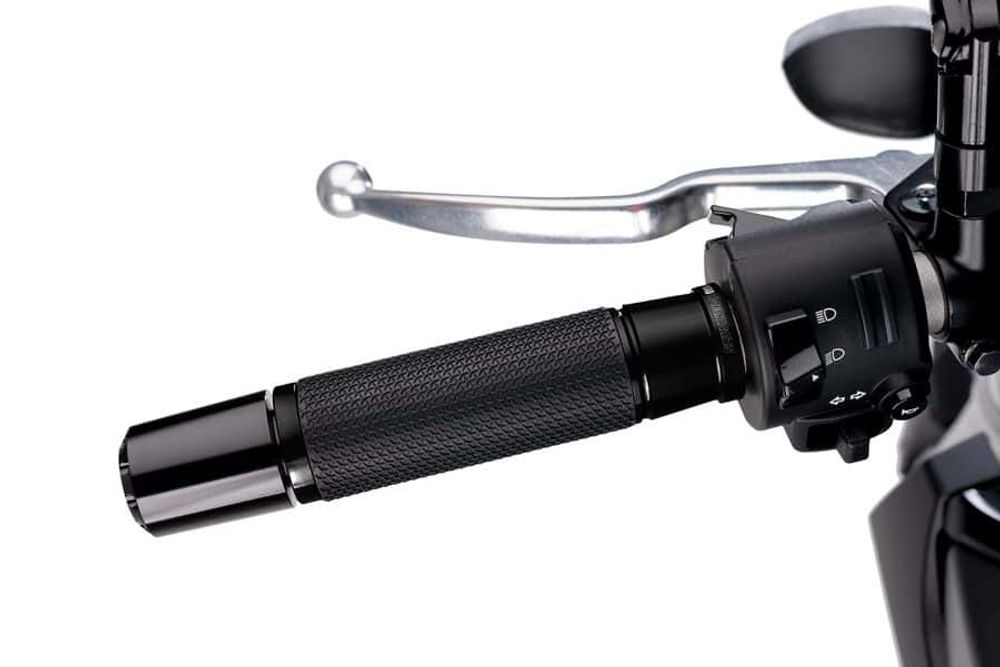 PUIG 6326N Ascent Griffe  passend fuer KAWASAKI KLE500 Schwarz