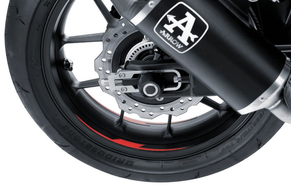 PUIG 21833R Rim Strips Premium  passend fuer HONDA NT650V DEAUVILLE Rot