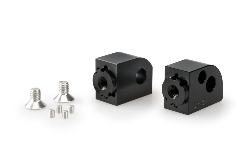 PUIG 20839N Vintage Fußrasten  passend fuer YAMAHA XSR700 Schwarz