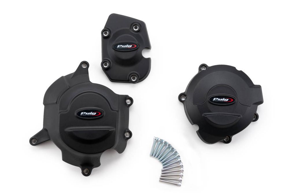 PUIG 21443N Motorschutzhauben  passend fuer KAWASAKI Z900RS Schwarz