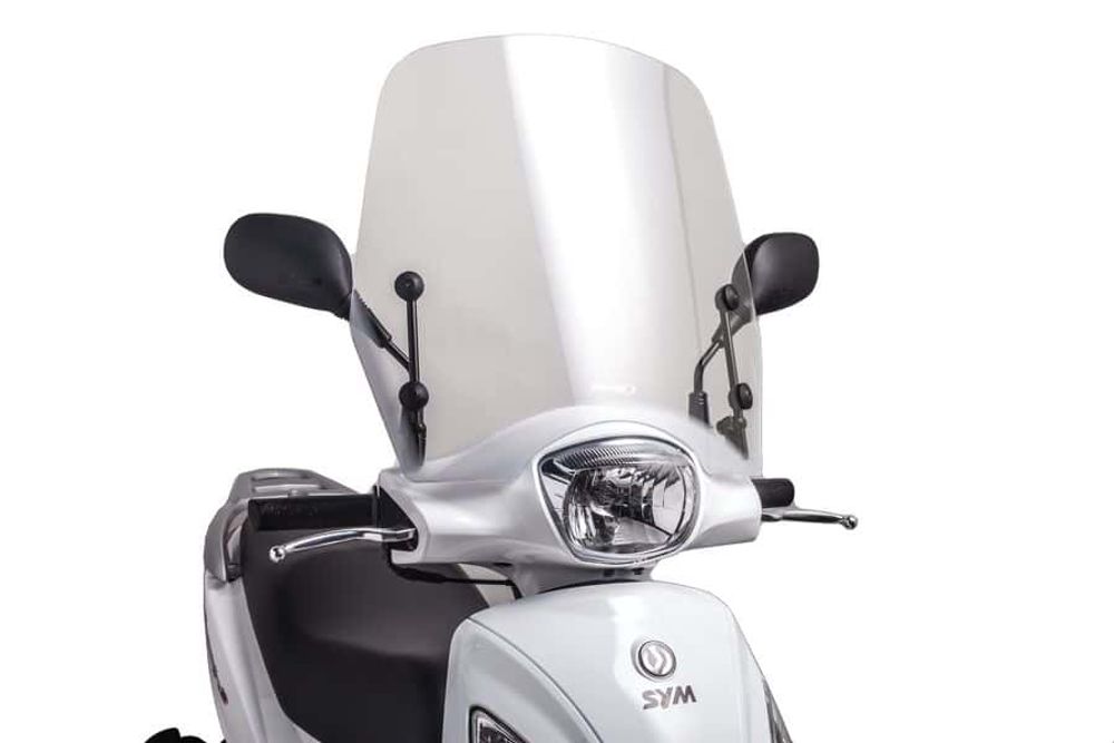 PUIG 6257W Rollerscheibe T.S.  passend fuer SYM SYMPHONY SR 50 Transparent