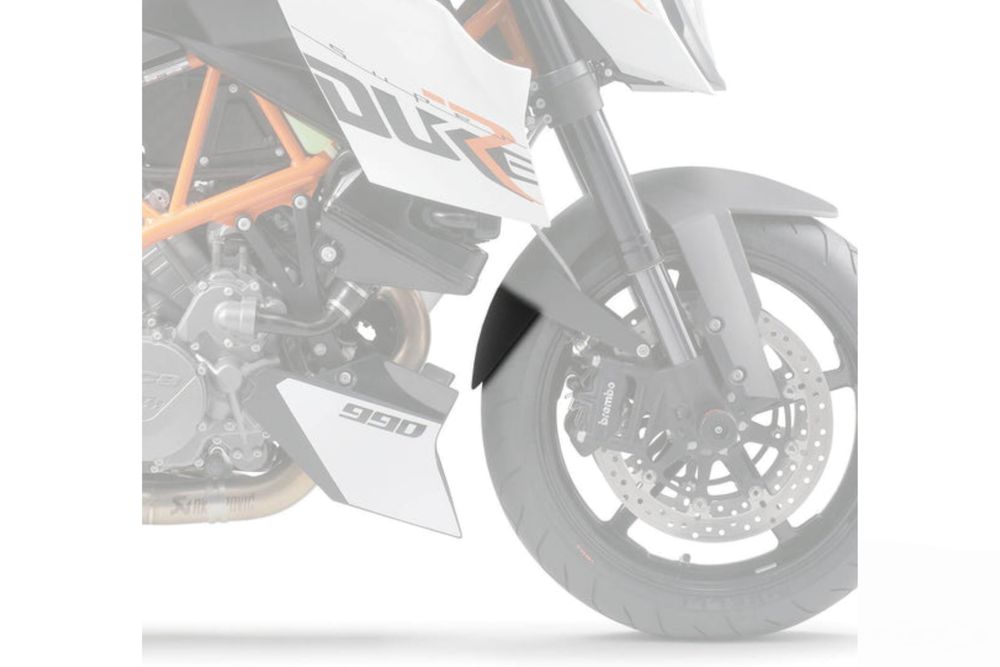 PUIG 21169N Verlängerung des vorderen Schutzblechs  passend fuer KTM 990 SUPERDUKE Schwarz