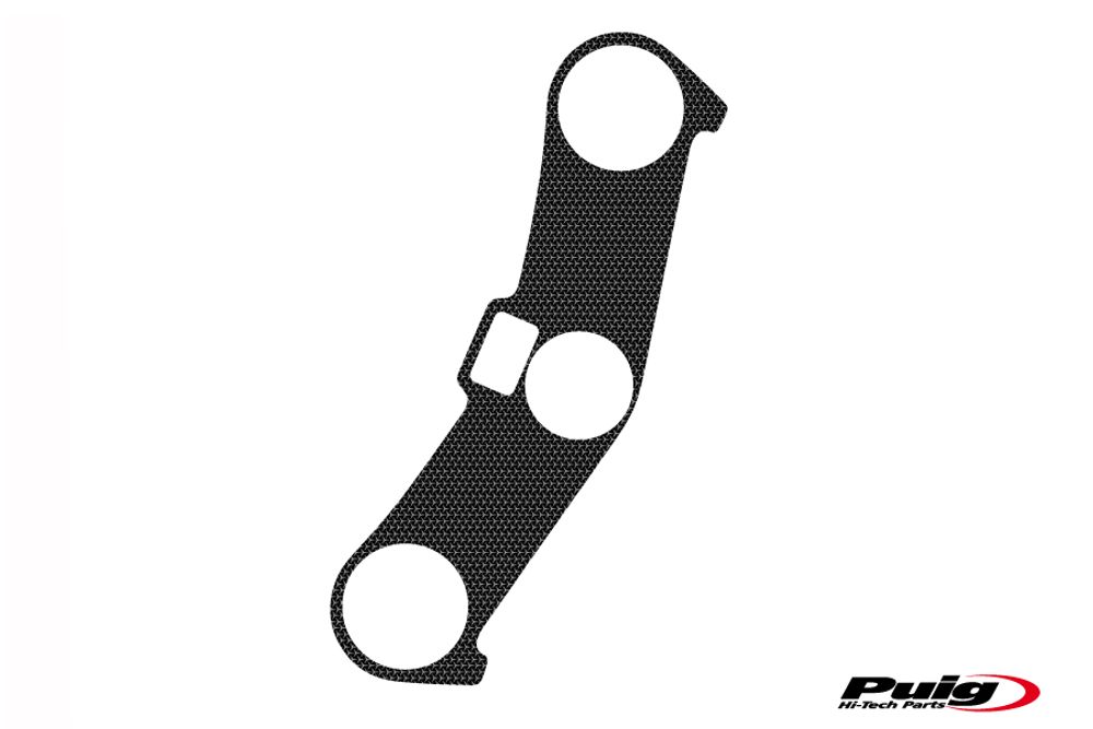 PUIG 7411U Naked Yoke Protector  passend fuer KAWASAKI ZX-6R NINJA Grau