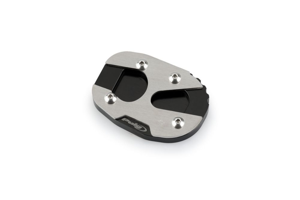 PUIG 20182N Fusstandverbreiterung mit Standardaufhängung  passend fuer YAMAHA MT-09 Schwarz