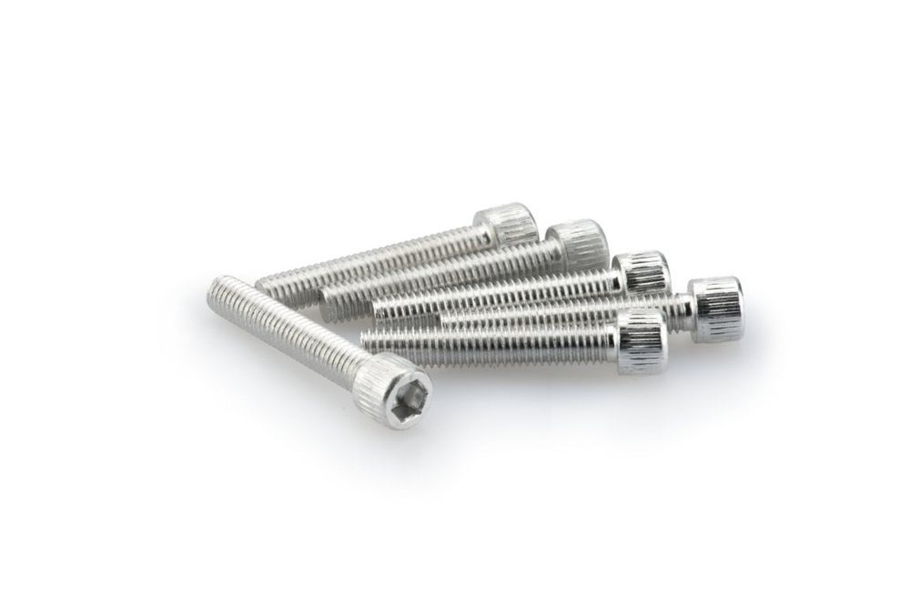 PUIG 0346P Muttern aus Anodisierten Aluminium  passend fuer UNIVERSAL UNIVERSAL Silber