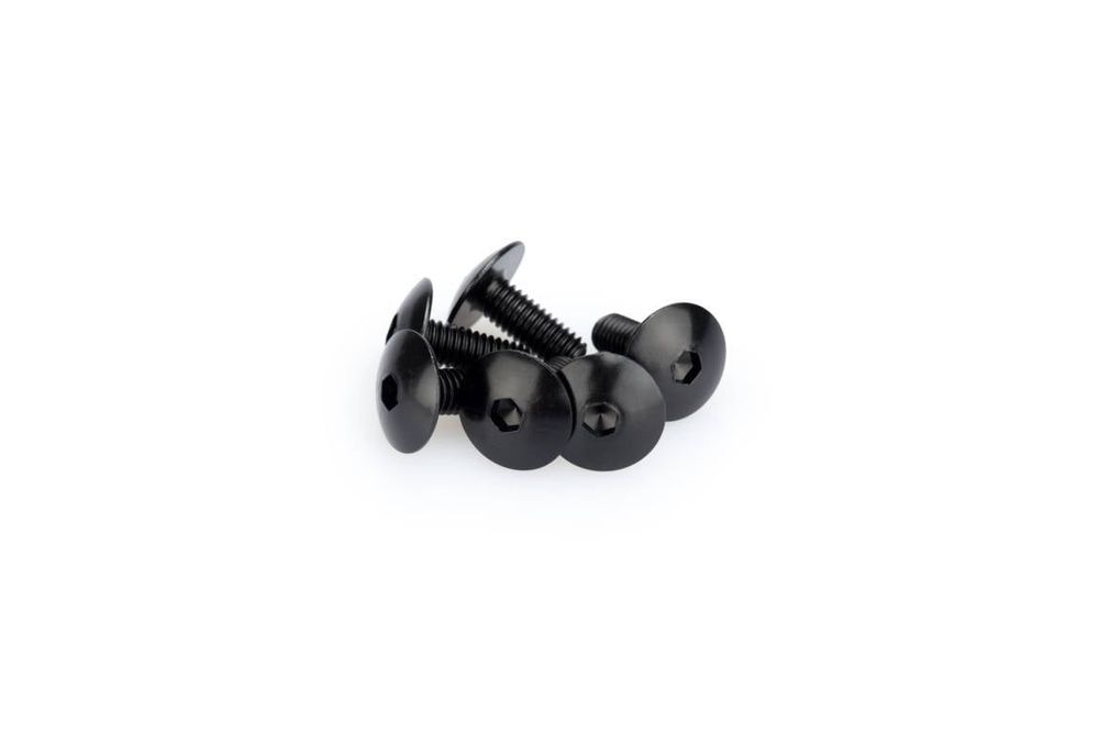 PUIG 0611N Muttern aus Anodisierten Aluminium  passend fuer UNIVERSAL UNIVERSAL Schwarz