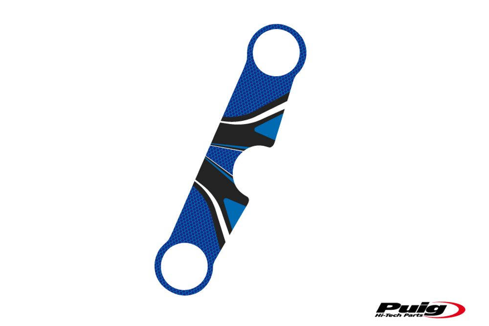 PUIG 6913A Radikal Yoke Protector  passend fuer SUZUKI SV650S Blau