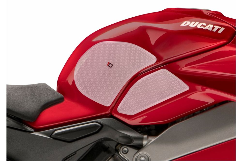 PUIG 20067W Seitliche Tankprotektor  passend fuer DUCATI PANIGALE V4S Transparent