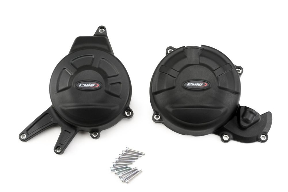 PUIG 21500N Motorschutzhauben Track für Championship  passend fuer APRILIA RS 660 Schwarz