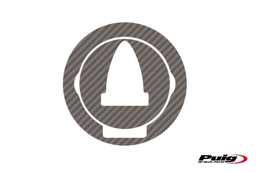 PUIG 8376C Tankdeckelschutz X-TREME  passend fuer APRILIA RS125 Carbon look