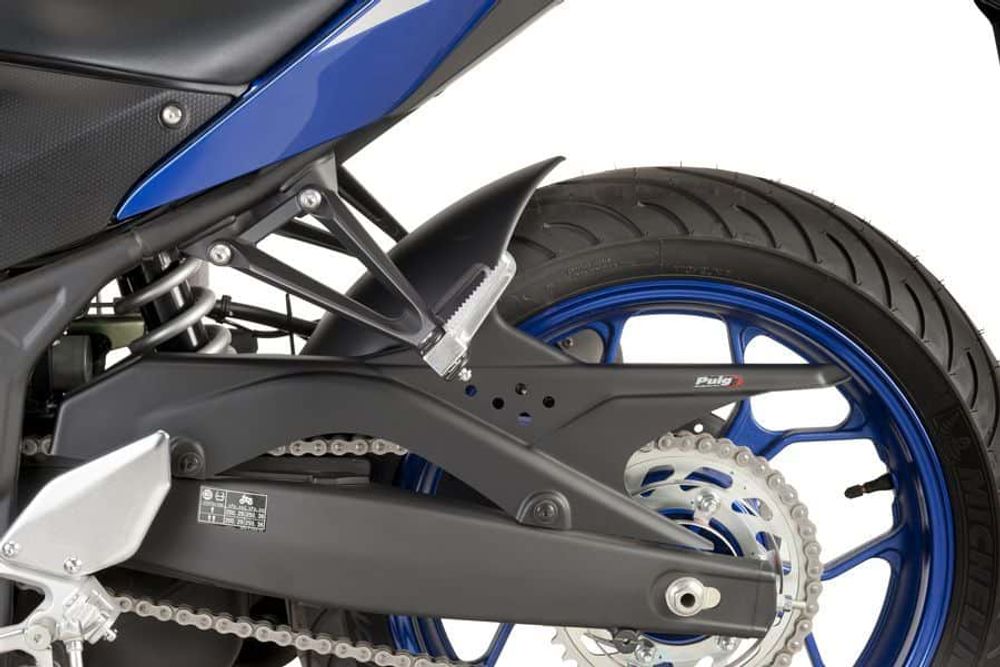 PUIG 8558J Hinterradabdeckungen   passend fuer YAMAHA YZF-R3 Mattschwarz