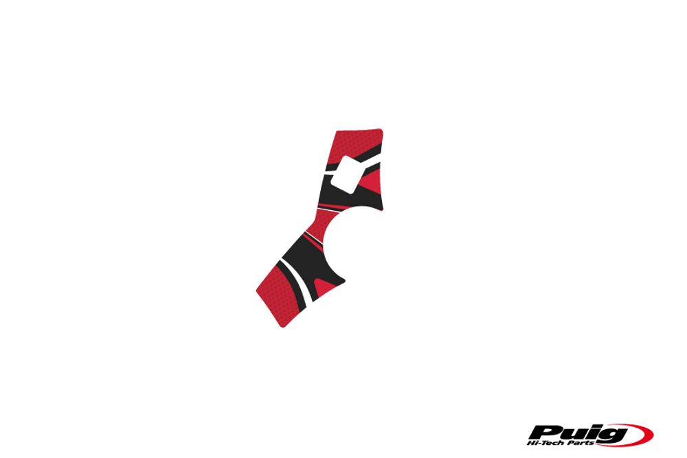 PUIG 6976R Radikal Yoke Protector  passend fuer HONDA CBR125R Rot