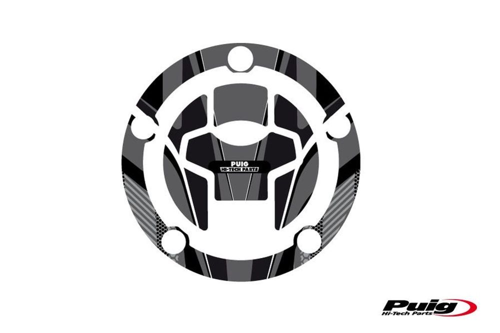 PUIG 9429U Tankdeckelabdeckungen Radikal  passend fuer SUZUKI GSX-R1000 Grau