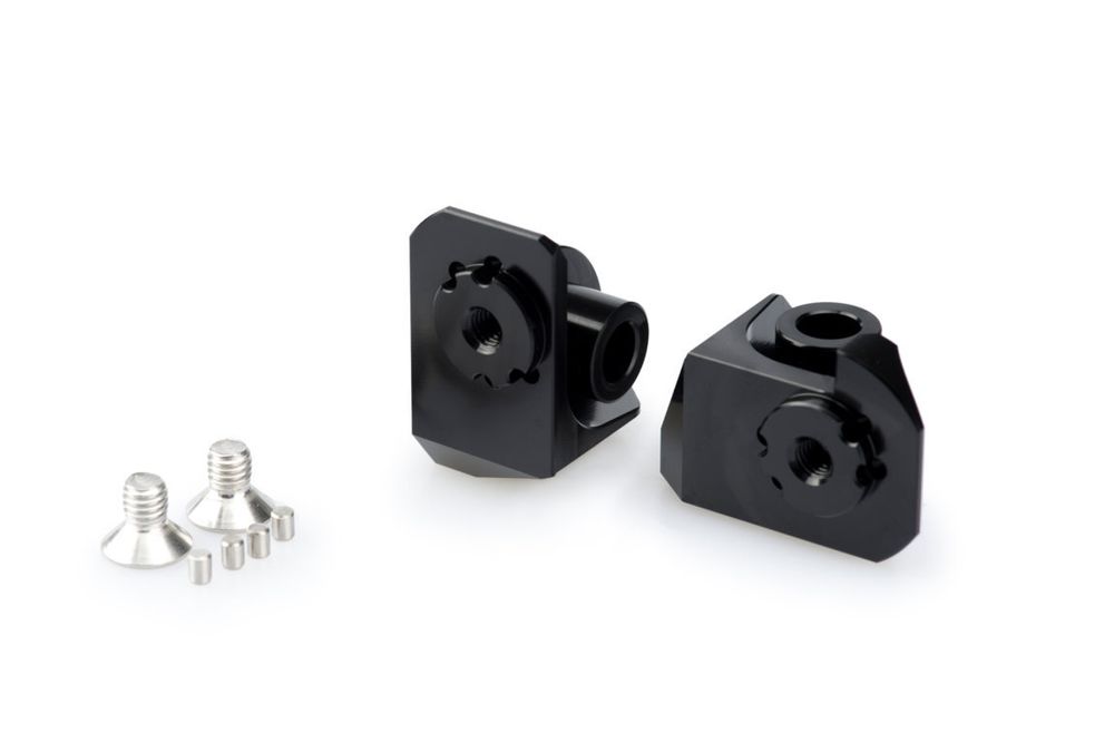 PUIG 20247N Vintage Fußrasten  passend fuer BMW F850GS ADVENTURE Schwarz