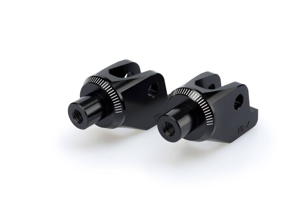 PUIG 7276N Vintage Fußrasten  passend fuer TRIUMPH TIGER 800 Schwarz