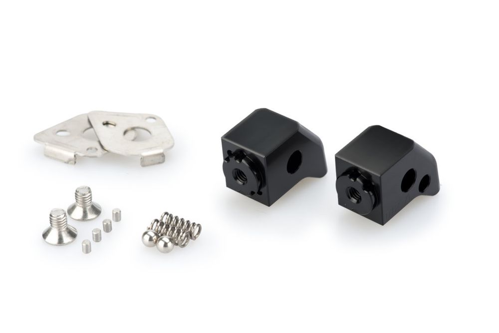 PUIG 20259N Vintage Fußrasten  passend fuer TRIUMPH TIGER 800 Schwarz