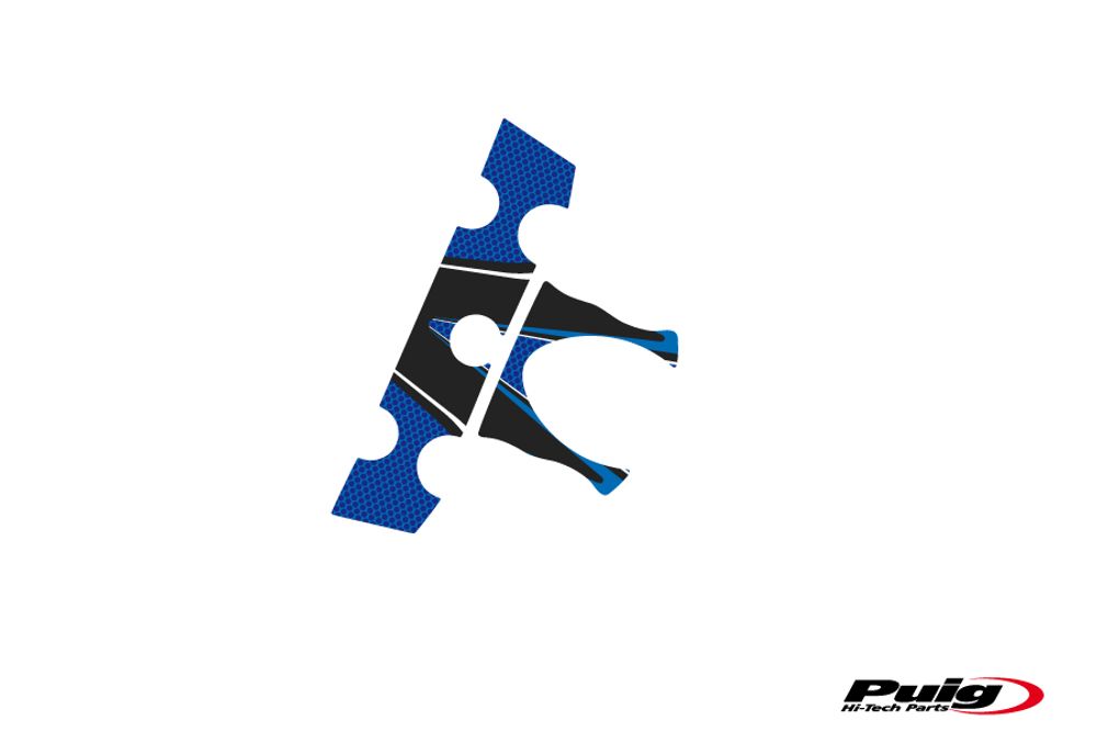 PUIG 6931A Radikal Yoke Protector  passend fuer YAMAHA FZ6 FAZER S2 Blau