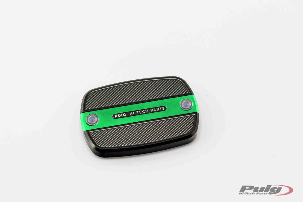 PUIG 9269V Vorderer Bremsflüssigkeitsbehälterdeckel  passend fuer YAMAHA T-MAX 500 Grün