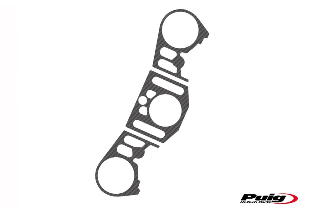PUIG 6235C Yoke Protector Xtreme  passend fuer YAMAHA YZF-R1 Carbon look