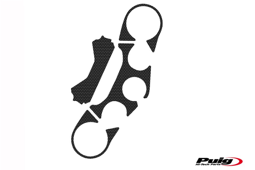 PUIG 7446U Naked Yoke Protector  passend fuer DUCATI MULTISTRADA 1200 Grau