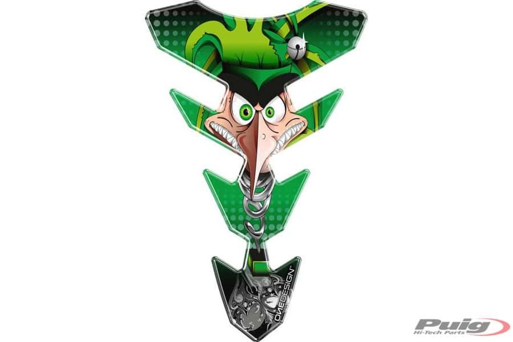 PUIG 6496V Joker Tankprotektor  passend fuer HONDA NT650V DEAUVILLE Grün