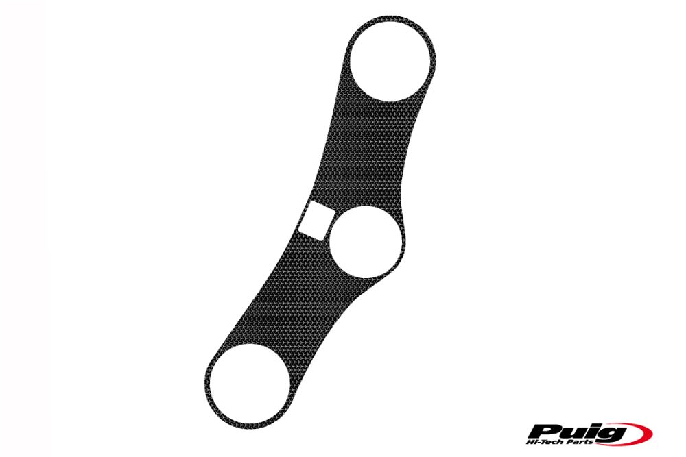PUIG 7435U Naked Yoke Protector  passend fuer HONDA CBR900RR FIREBLADE Grau