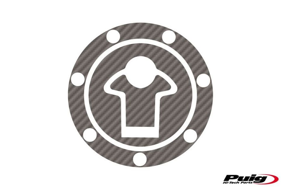 PUIG 8405C Tankdeckelschutz X-TREME  passend fuer KTM 125 DUKE Carbon look