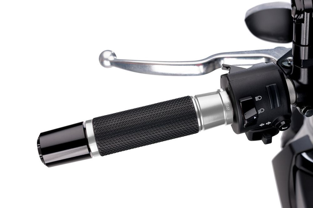 PUIG 3553P Ascent Griffe  passend fuer KAWASAKI KLE500 Silber
