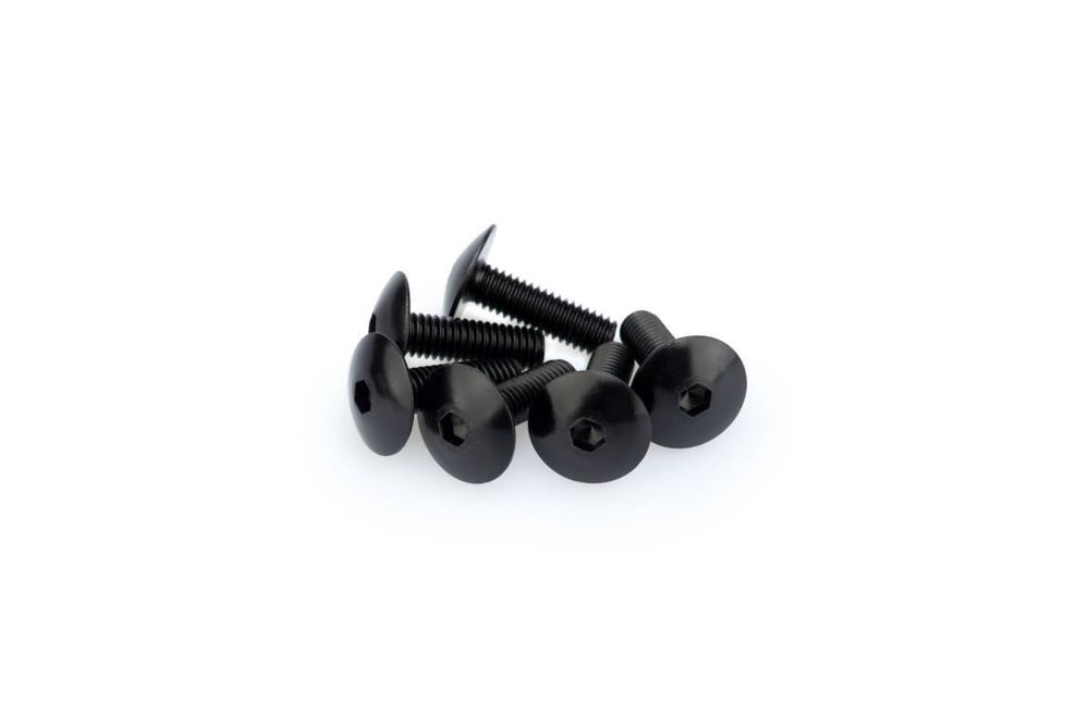 PUIG 0657N Muttern aus Anodisierten Aluminium  passend fuer UNIVERSAL UNIVERSAL Schwarz