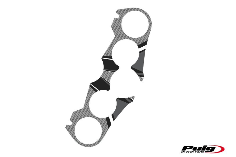 PUIG 6927U Radikal Yoke Protector  passend fuer YAMAHA FZ8 Grau