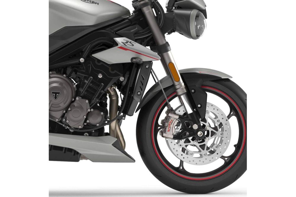 PUIG 3898N Verlängerung des vorderen Schutzblechs  passend fuer TRIUMPH STREET TRIPLE 765 RS Schwarz