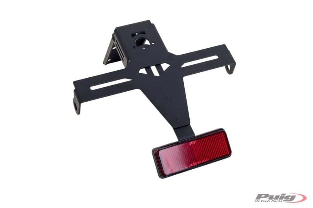 PUIG 1762N Kennzeichenhalters  passend fuer YAMAHA YZF-R1 Schwarz