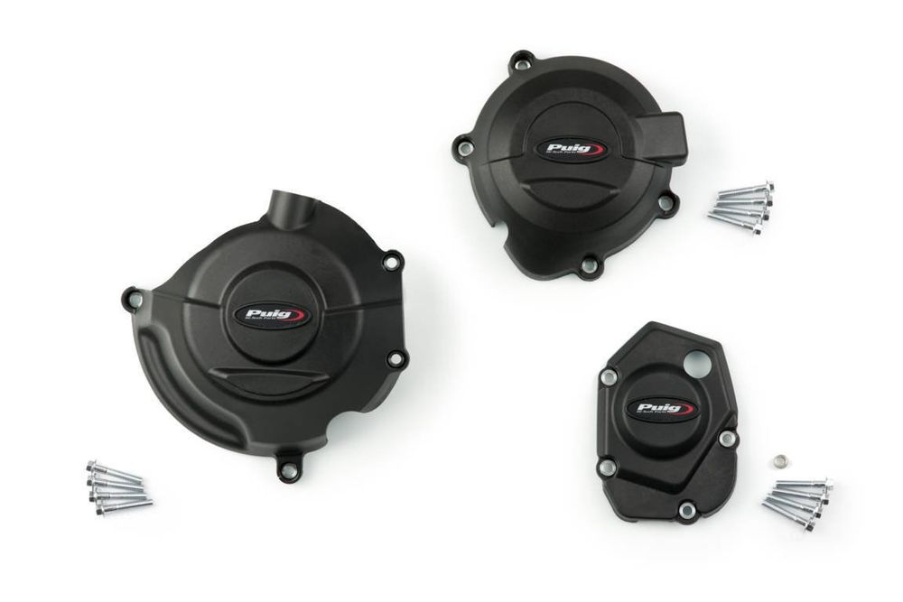 PUIG 20417N Motorschutzhauben  passend fuer KAWASAKI Z1000 Schwarz