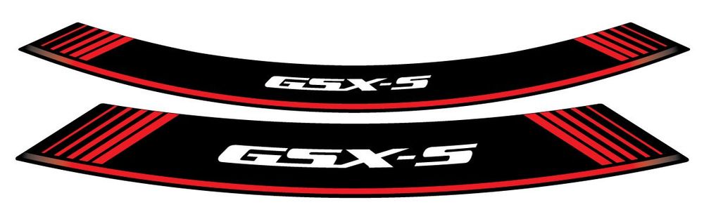 PUIG 9442R Rim Strips Specials  passend fuer SUZUKI GSX-S1000 Rot