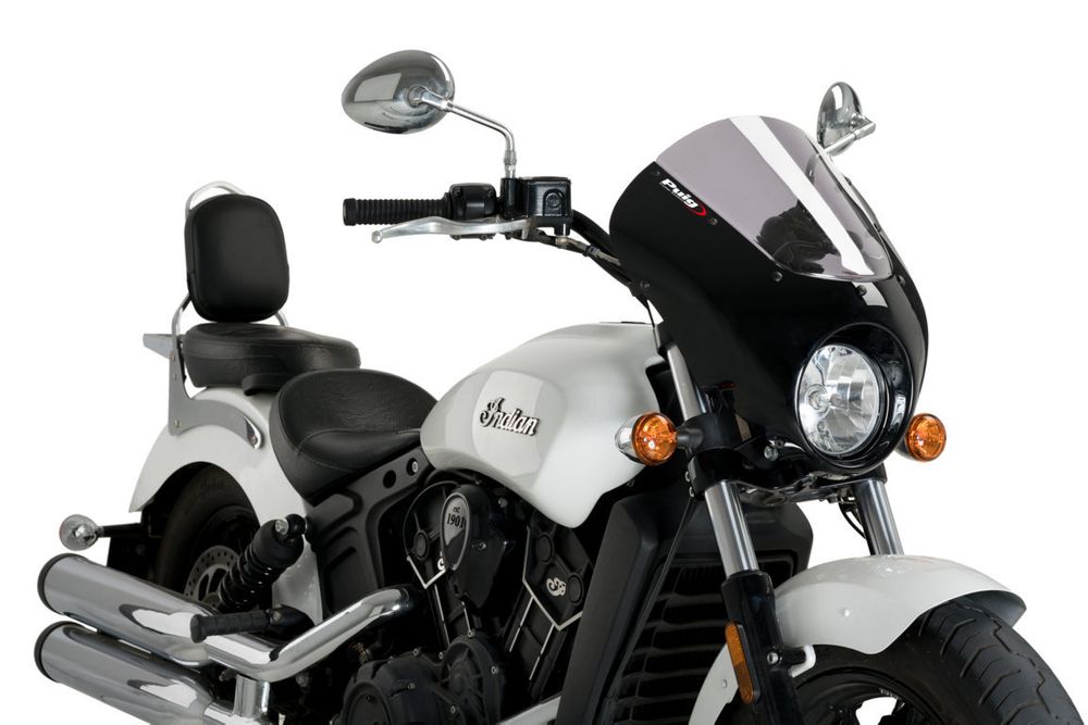 PUIG 21106H Verkleidungscheibe Dark Night  passend fuer INDIAN SCOUT Getönt