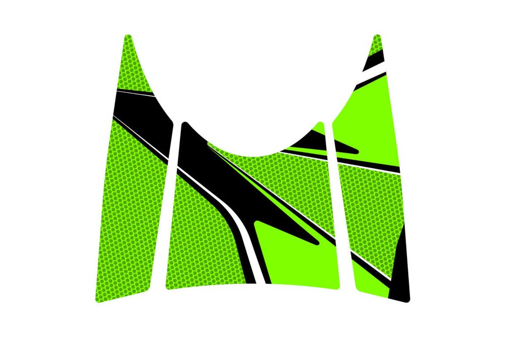 PUIG 9366V Radikal Yoke Protector  passend fuer KAWASAKI Z650 Grün
