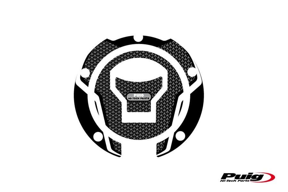 PUIG 7571U Tankdeckelabdeckungen Naked  passend fuer HONDA CROSSRUNNER Grau