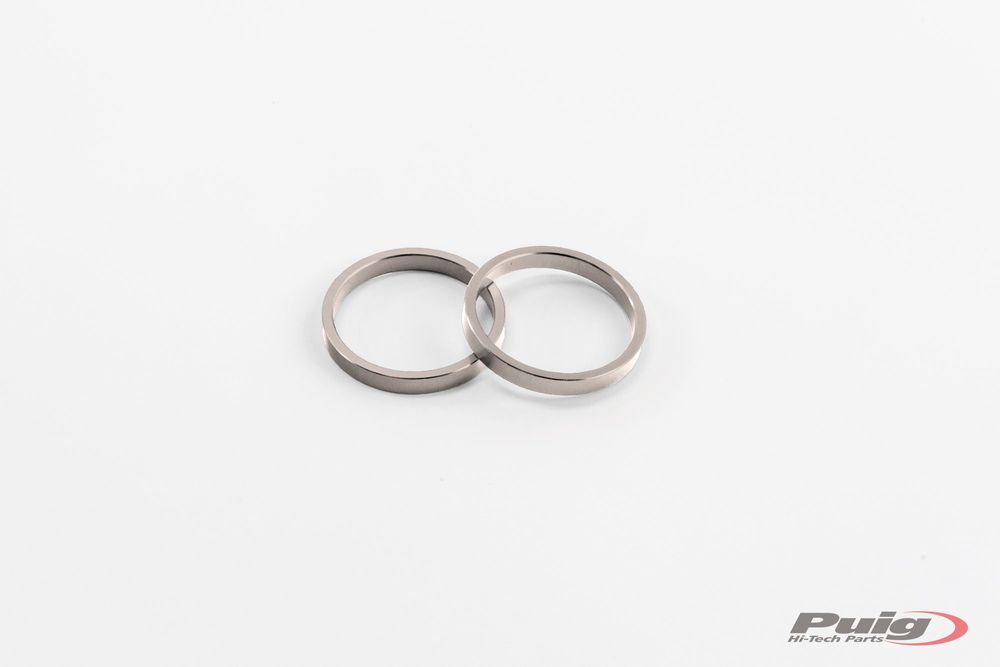 PUIG 9170P Kurze Lenkerendgewichte mit Ring  passend fuer BMW F800R Silber