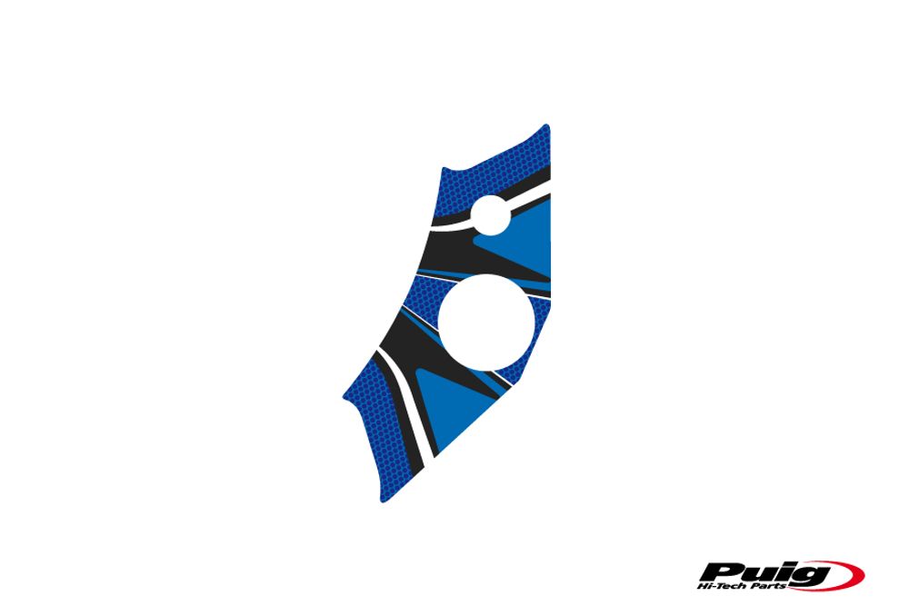 PUIG 6909A Radikal Yoke Protector  passend fuer YAMAHA YZF-R6 Blau
