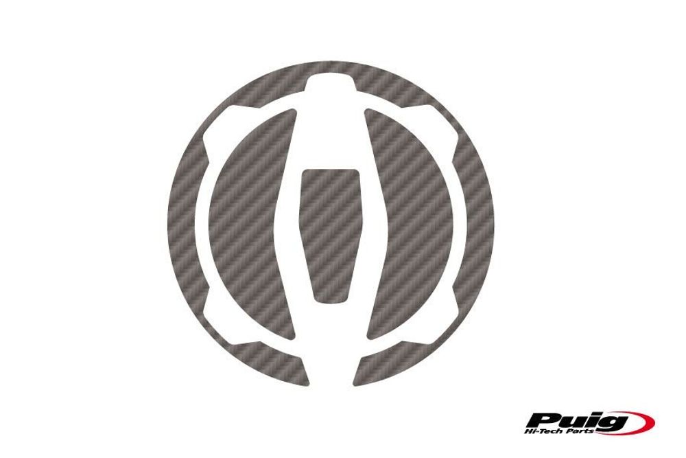 PUIG 9363C Tankdeckelschutz X-TREME  passend fuer KAWASAKI VERSYS-X 300 Carbon look