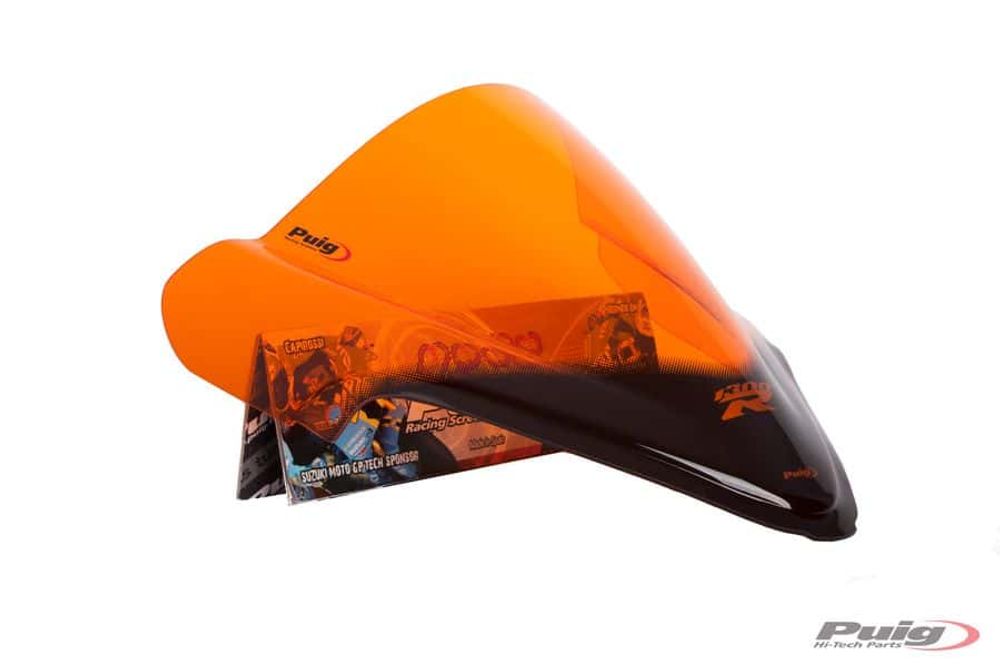 PUIG 4826T Racingscheibe  passend fuer SUZUKI GSX-R1300 HAYABUSA Orange