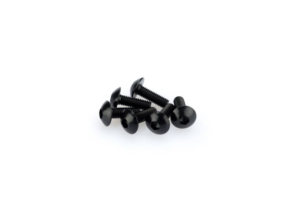 PUIG 0543N Muttern aus Anodisierten Aluminium  passend fuer UNIVERSAL UNIVERSAL Schwarz