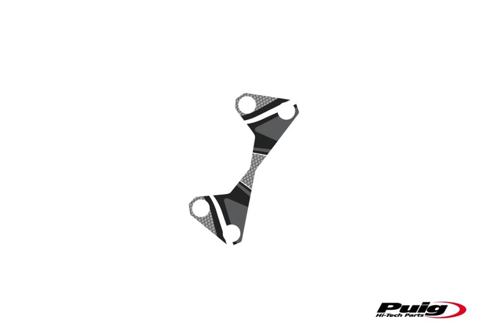 PUIG 6952U Radikal Yoke Protector  passend fuer KAWASAKI Z1000 Grau