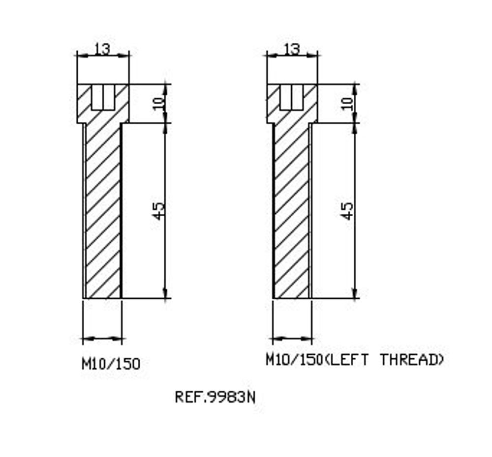 PUIG 9983N  Rückspiegeladapter  passend fuer BMW F650GS Schwarz