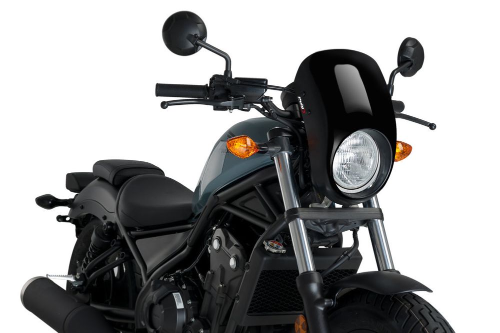 PUIG 21086N Anarchy  passend fuer HONDA CMX 500 REBEL Schwarz