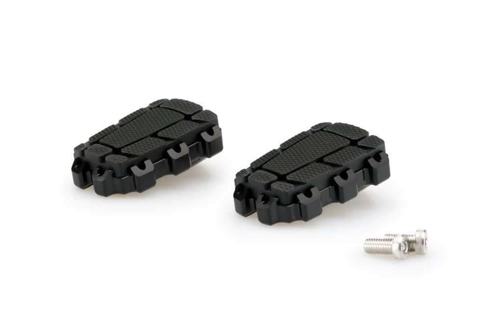 PUIG 20851N Enduro 2.0. Fussrasten  passend fuer SUZUKI GSX-R750 Schwarz
