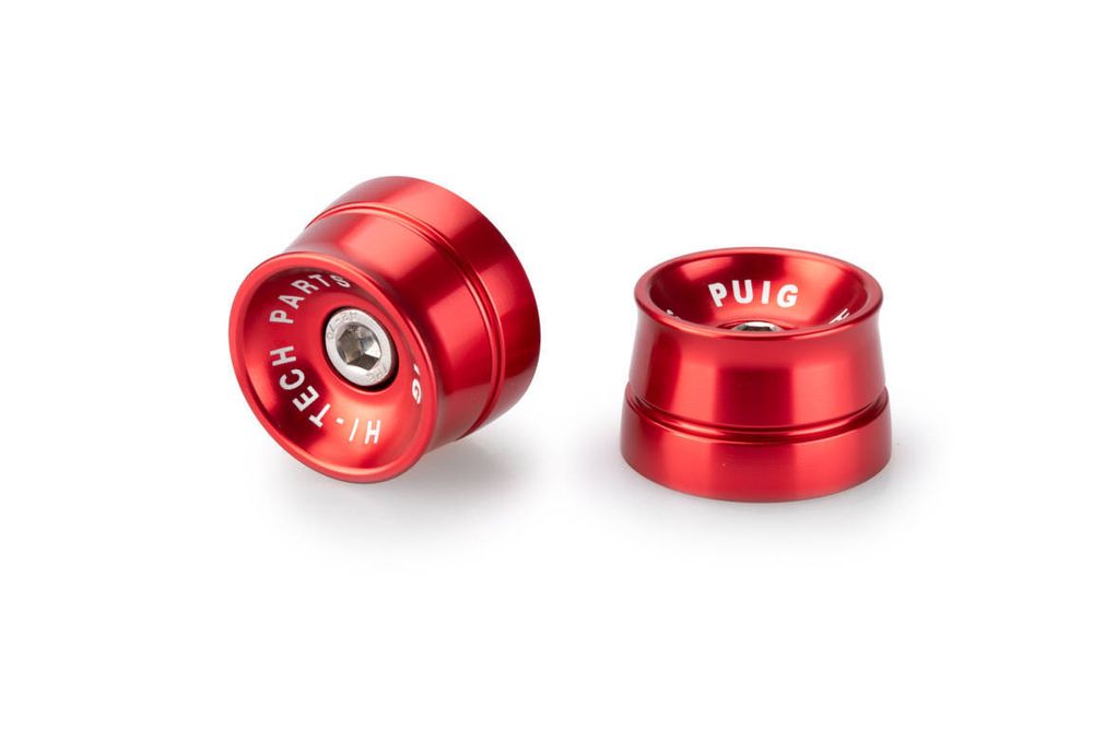 PUIG 21235R Lenkerenden Speed  passend fuer TRIUMPH SPEED TRIPLE 1200 RR Rot