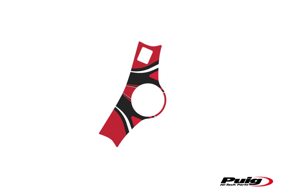 PUIG 6963R Radikal Yoke Protector  passend fuer HONDA CBR1100XX BLACKBIRD Rot